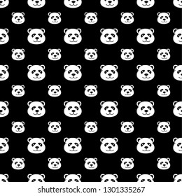 Panda seamless pattern