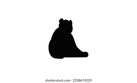portador de alta calidad panda silhouette