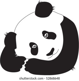 panda smile,