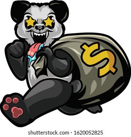 Panda The Stealer Money
You Can Use This File For T Shirt Design