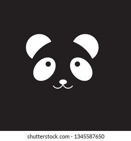 Panda sweet vector icon flat