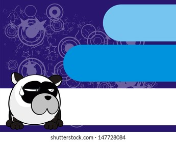 panda  teddy bear ball cartoon background in vector format