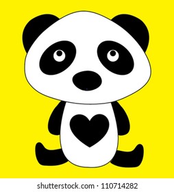panda / T-shirt graphics / cute cartoon characters / cute graphics for kids / Book illustrations