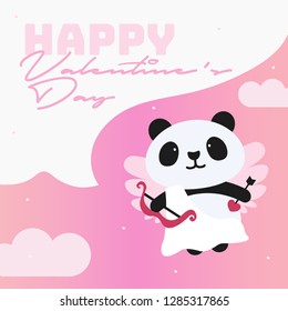 Panda valentine's and love