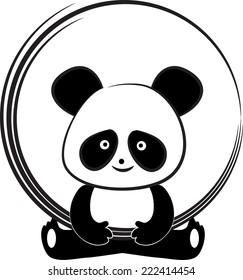 panda vector