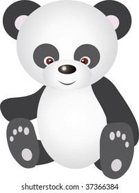 Cute Baby Panda Tie Stock Vector (Royalty Free) 199428848 | Shutterstock