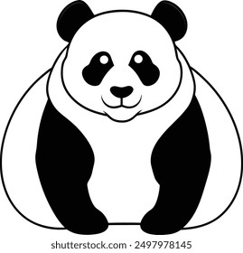Panda Vector art design icon