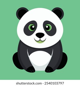 panda vector art design silhouette