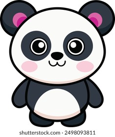 panda vector design illustration art 