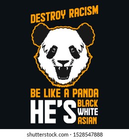 Panda-Vektorgrafik-T-Shirt-Design