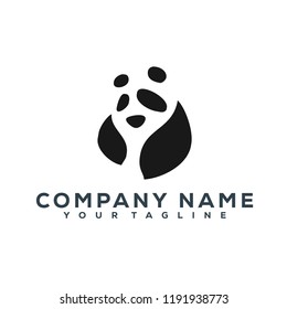 Panda Vector Graphic Template Download Modern