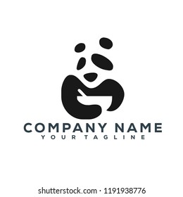 Panda Vector Graphic Template Download Modern