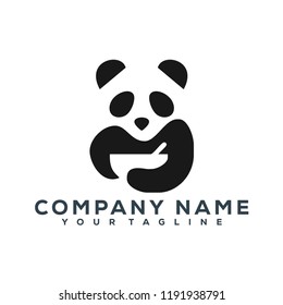 Panda Vector Graphic Template Download Modern