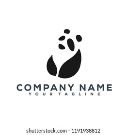 Panda Vector Graphic Template Download Modern