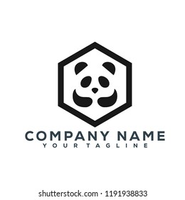 Panda Vector Graphic Template Download Modern