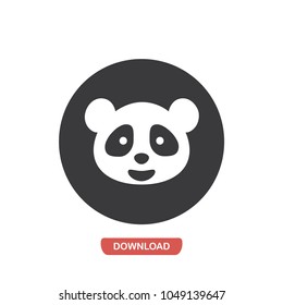 Panda vector icon 