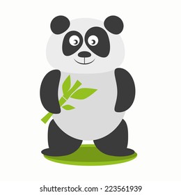 Panda. Vector illustration.