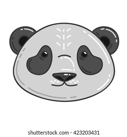 Panda. Vector illustration