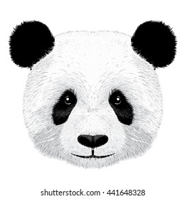 ilustración de vector panda