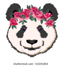 Panda - vector illustration