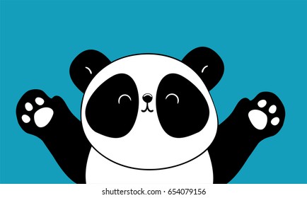 Panda vector illustration 