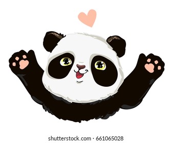 Panda vector illustration 