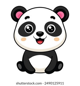 Proyecto editable de Ilustración vectorial Panda.