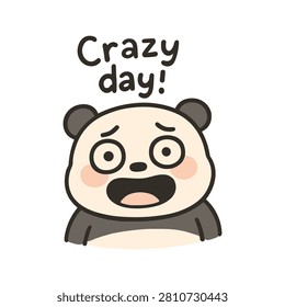 Panda Vector Illustration Sticker. Panda Sticker Collections. Panda. Cute Kawaii Panda. Sticker Collectiion. Ailuropoda melanoleuca