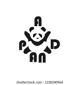 panda vector logo