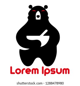 panda vector logo