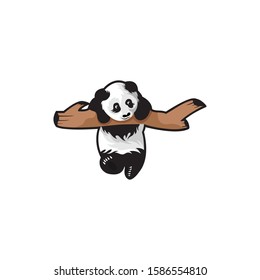 Panda Vector Logo / Mascot Illustration free 