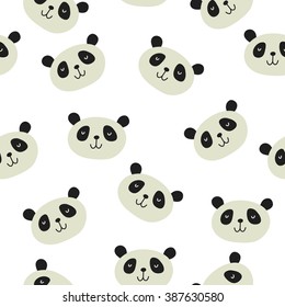 Panda vector print