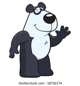 Panda Waving