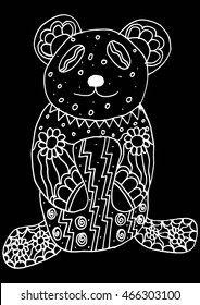Panda Zentangle
