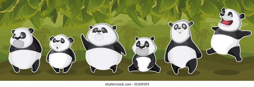 Pandas in the jungle