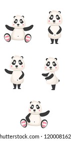 pandas, vector set