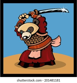 Panda-samurai