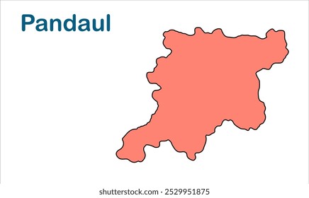 Pandaul subdivision map, Madhubani District, Bihar State, Republic of India, Government of Bihar, Indian territory, Eastern India, politics, village, tourism