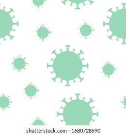 Pandemic coronavirus human global health warning. Virus corona illustration