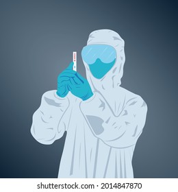 Pandemic crisis rescue operation , flat person health care workers vector illustration. Disinfection process for controlling corona virus COVID-19 global world spread. Public health protection. eps