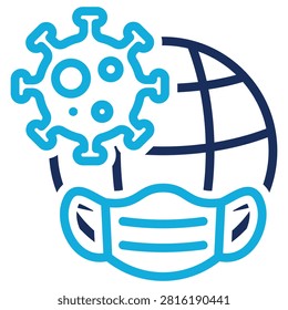 Pandemic Icon Element For Design