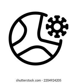 pandemic icon or logo isolated sign symbol vector illustration - high quality black style vector icons

