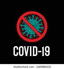 Pandemic Novel Corona Virus 2020 COVID 19 stay safe -vector t-shirt design template.Stay protected from 2019 Pestilence Novel Corona Virus T-shirt.Good for COVID-19 poster and label as well.