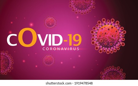 Pandemic Novel Coronavirus outbreak covid-19 2019-nCoV emblem. Logo covid 19 isolated. Coronavirus symbol pandemic vector image	