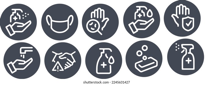Pandemic Prevention VECTOR DESIGN icon