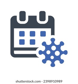 Pandemic Situation Icon, Vector Graphics