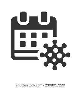 Pandemic Situation Icon, Vector Graphics