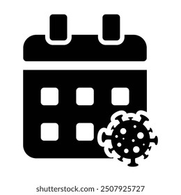 Pandemic Situation Icon, Vector Graphics