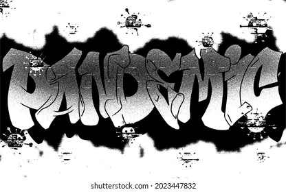 PANDEMIC, vector that says pandemic.