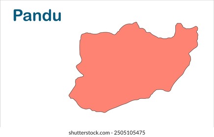 Pandu subdivision map, Palamu District, Jharkhand state, Republic of India, Government of Jharkhand, Indian territory, Eastern India, politics, village, tourism